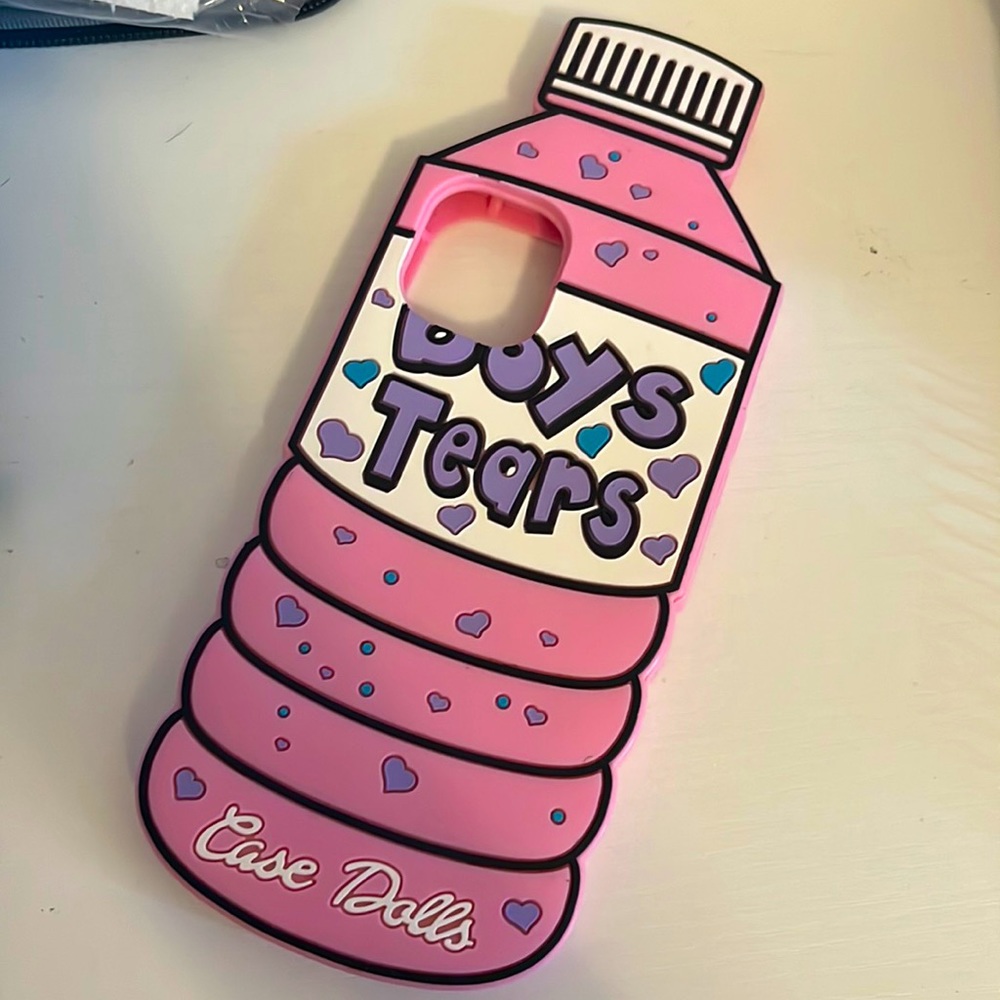 Pink boys tears iPhone 11 case